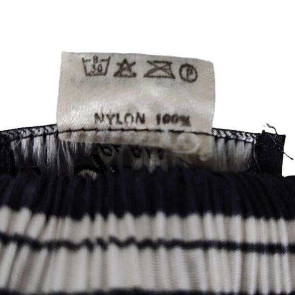 Vintage 80s Oversized Plisse Wrap Top Misses Plus One Size Mixed Print France - Picture 15 of 15